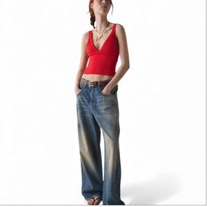 OUT FROM UNDER JADE SEAMLESS KNIT CUTOUT TANK